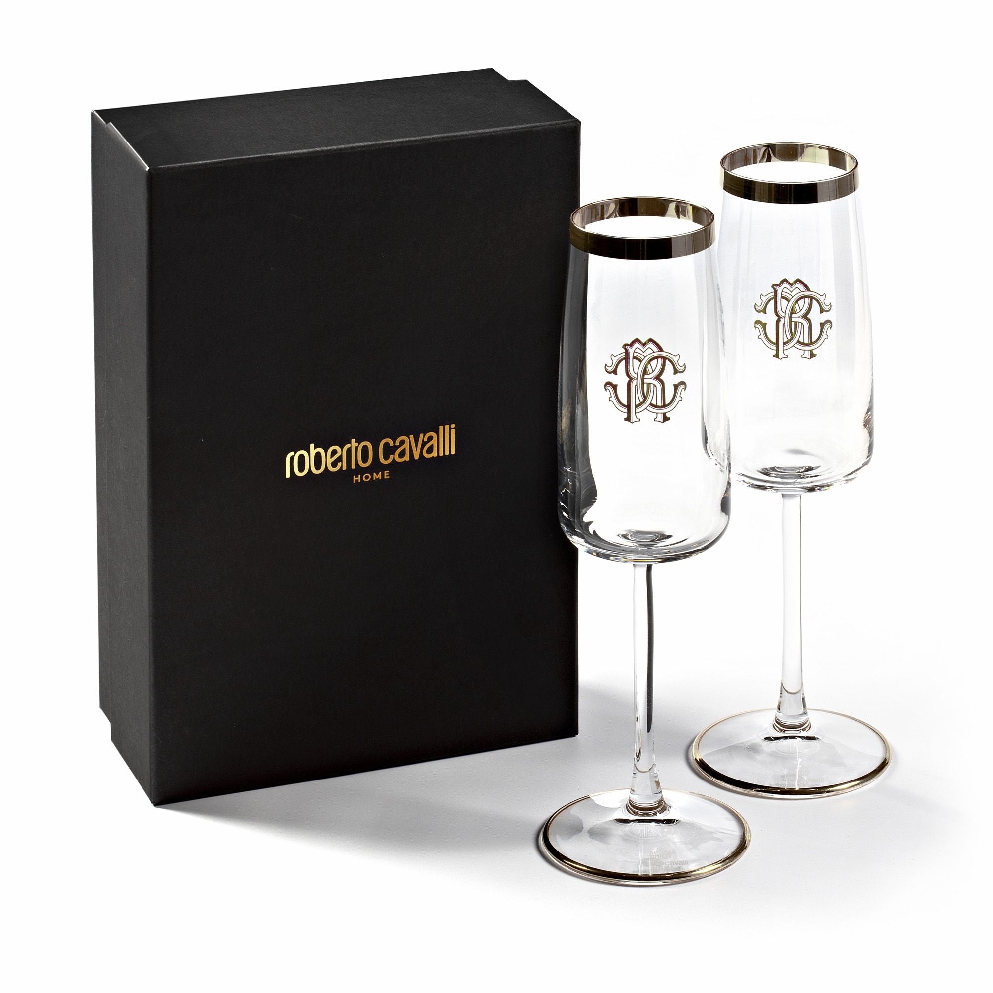 ROBERTO CAVALLI - CHAMPAGNE GOBLET - SET OF 2